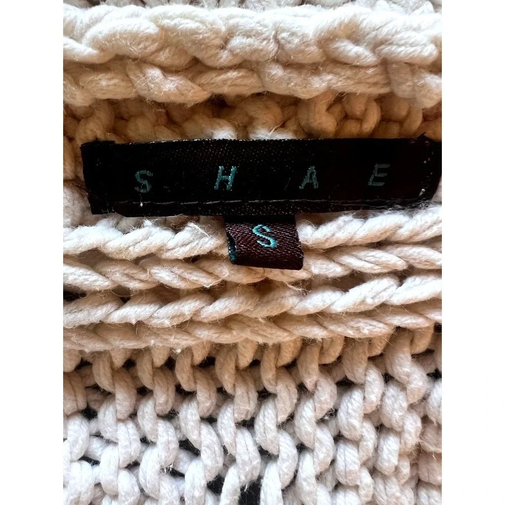 Chunky Cable Knit‎ Sweater Cardigan Hygge Short Sleeve Cream Cozy Cottagecore